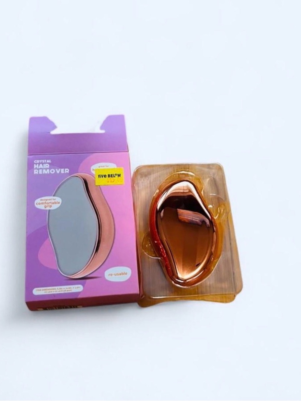 Crystal Hair Remover - Rose Gold Portable Hair Removal Tool